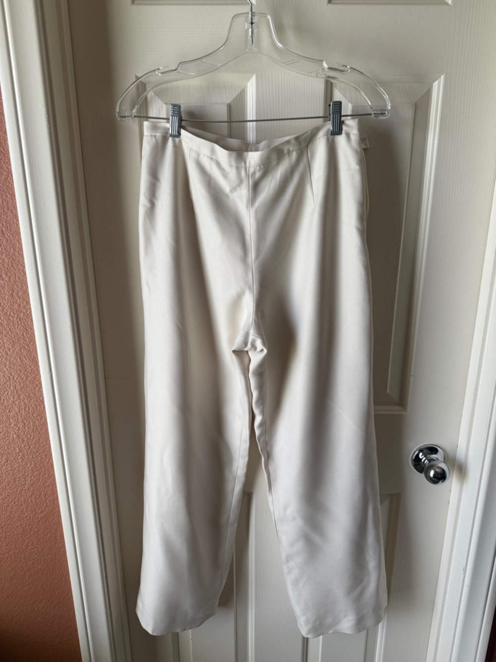 Talbots Cream Straight-Leg Pants